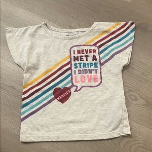 Nautica Kids' Graphic Stripe Tee - Multicolor